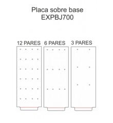 Placa para pendientes de enchufe base EXPBJ700